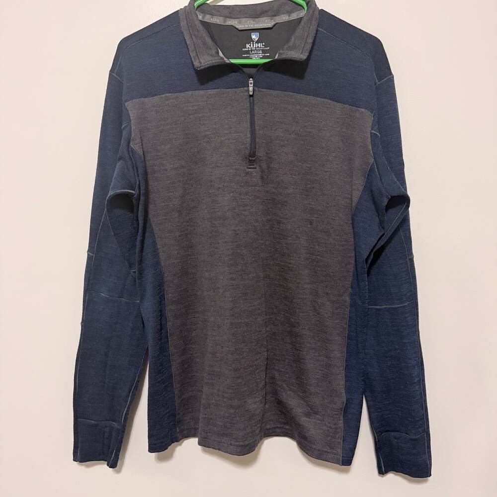 Kuhl Influx 1/4-Zip‎ Sweater Men's Large Hiking Outdoor Pullover